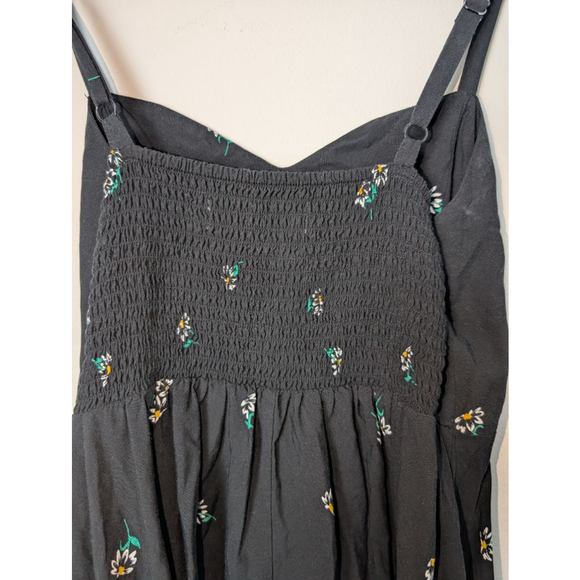 Old Navy Black Floral Cami Mini Dress M, womens - Picture 5 of 6